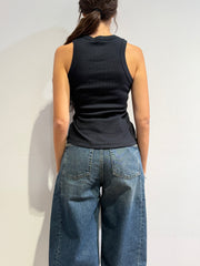 Vicolo - Top con strass nero