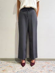Motel - Pantalone gamba fritta grigio