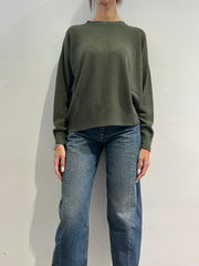 Kontatto - Maglia over girocollo militare