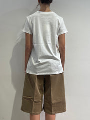 Vicolo - T-shirt bianca con orsetto