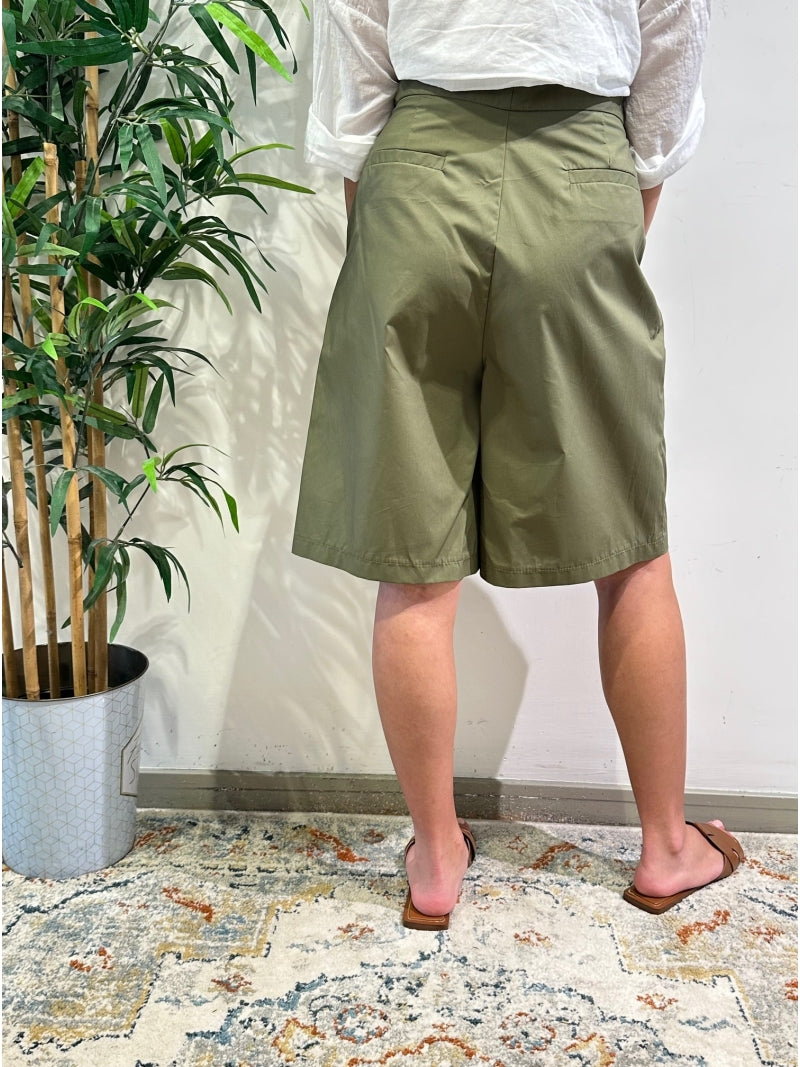 Vicolo - Bermuda con pinces militare