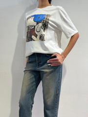 Souvenir - T-shirt snoopy bianca