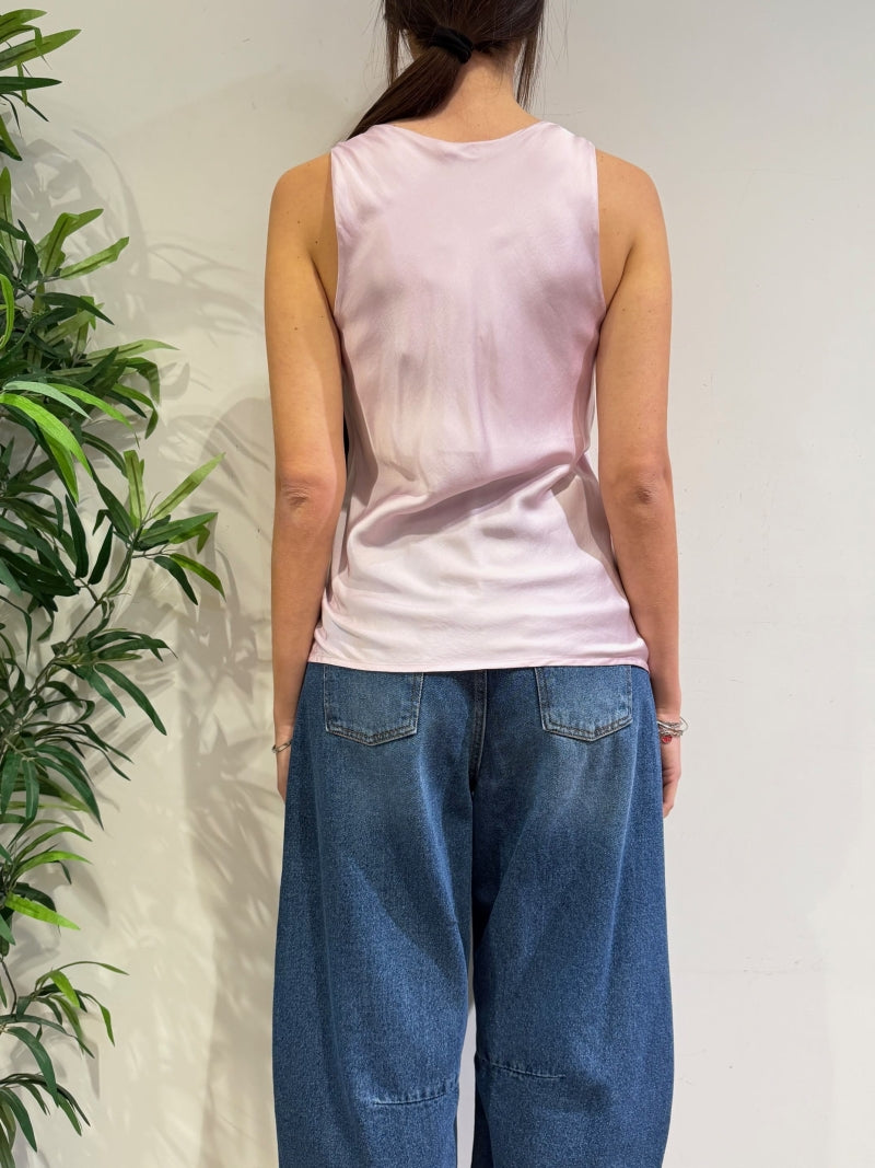 Dixie - Top scollo a V rosa
