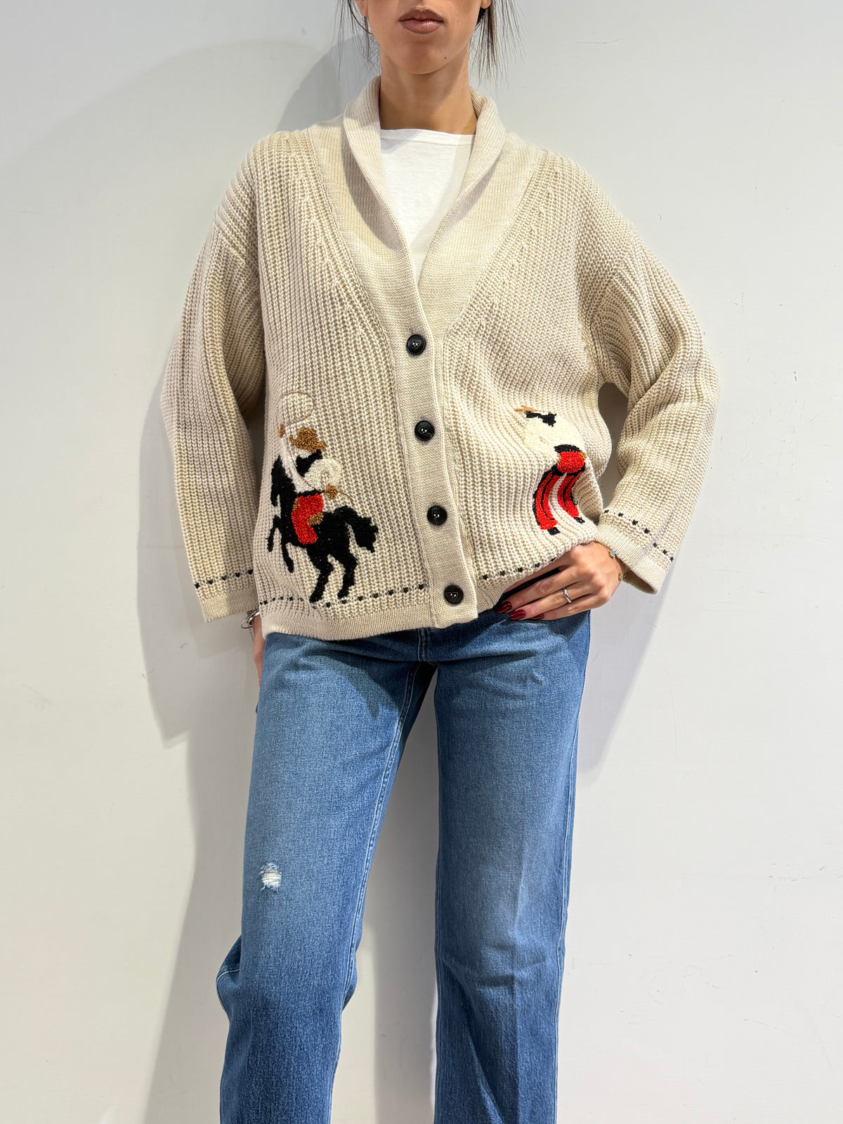 Vicolo - Cardigan cowboy beige