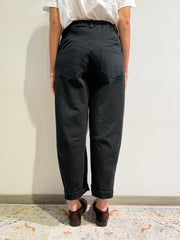 Motel - Pantalone barrel nero