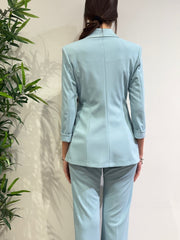 Imperial - Tailleur doppiopetto celeste