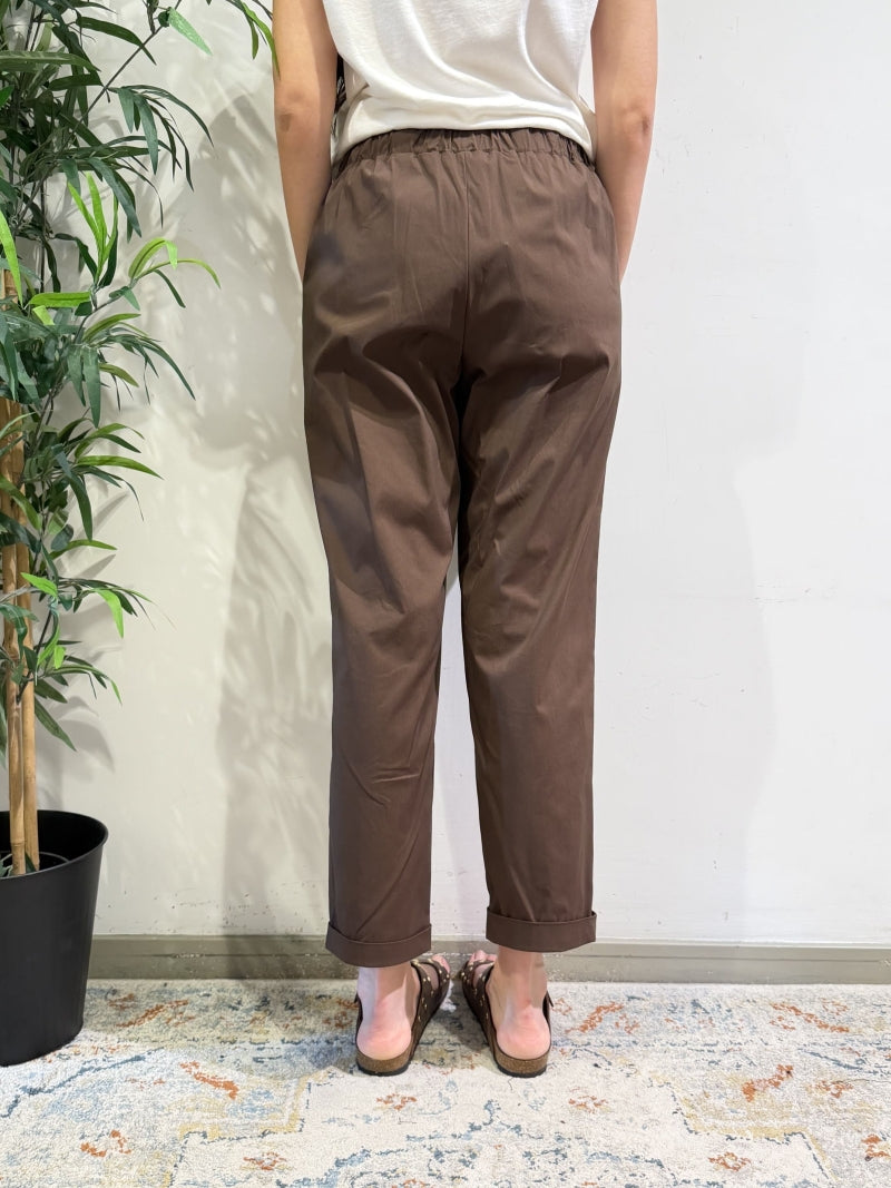 Vicolo - Pantalone in popeline moro