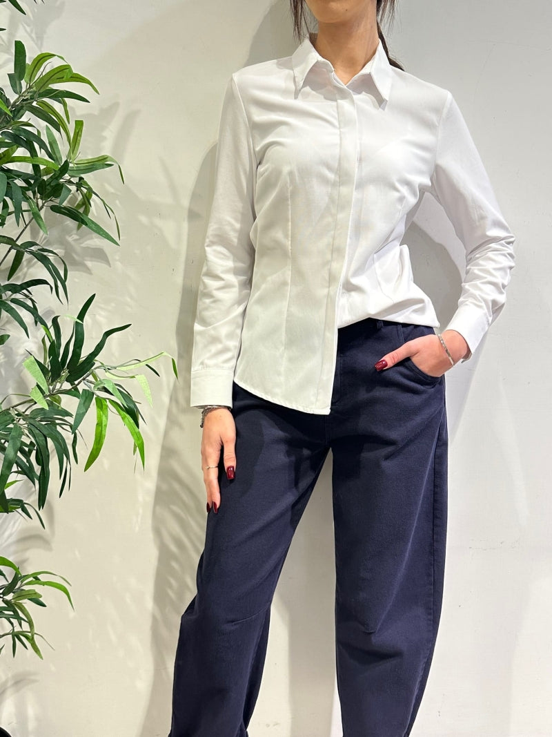 Dixie - Camicia slim fit bianca