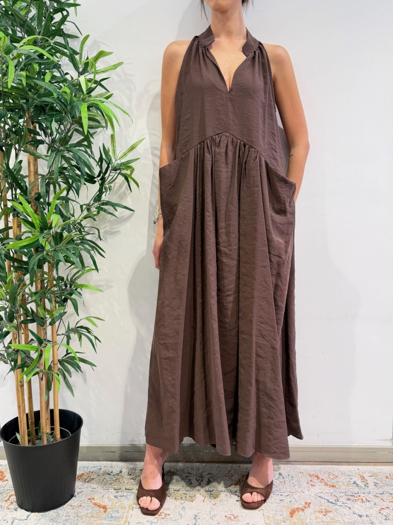 Dixie - Vestito con tasconi moro