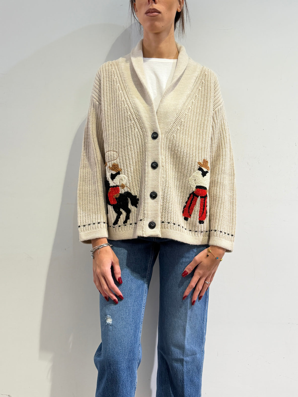 Vicolo - Cardigan cowboy beige