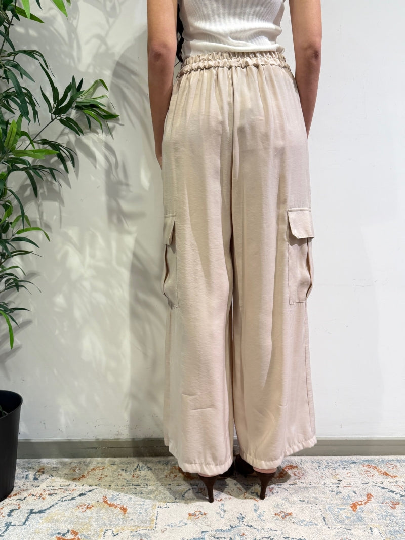 Motel - Completo camicia e pantalone cargo beige