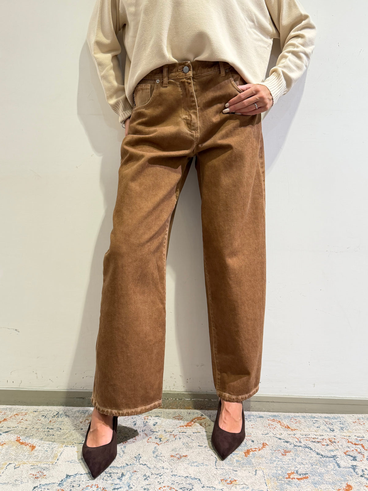 Haveone - Jeans Bella cammello