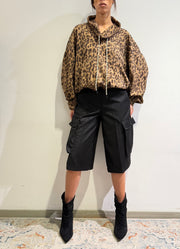 Dixie - Felpa fantasia animalier cammello