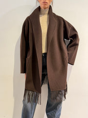 Vicolo - Cappotto vestaglia con frange