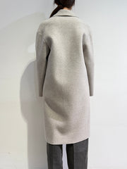 Le Streghe - Cappotto doppio petto ghiaccio