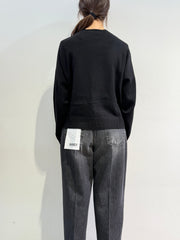 Haveone - Cardigan tre bottoni nero