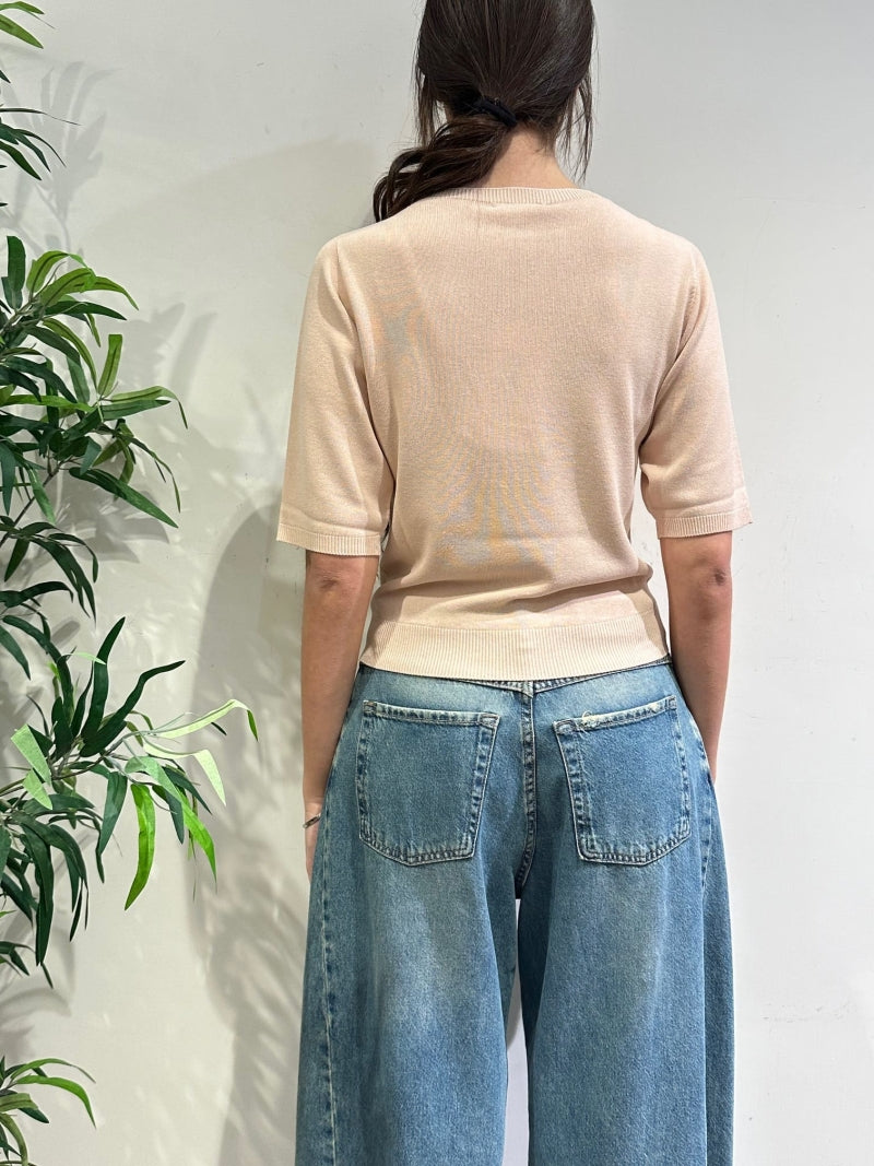 Kontatto - Maglia manica corta rosa