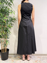 Vicolo - Vestito spacco laterale nero