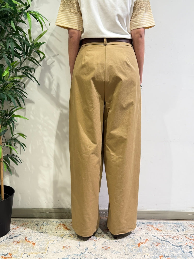 Le Streghe - Pantalone balloon cammello