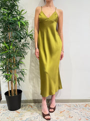 Le Streghe - Vestito in satin olio