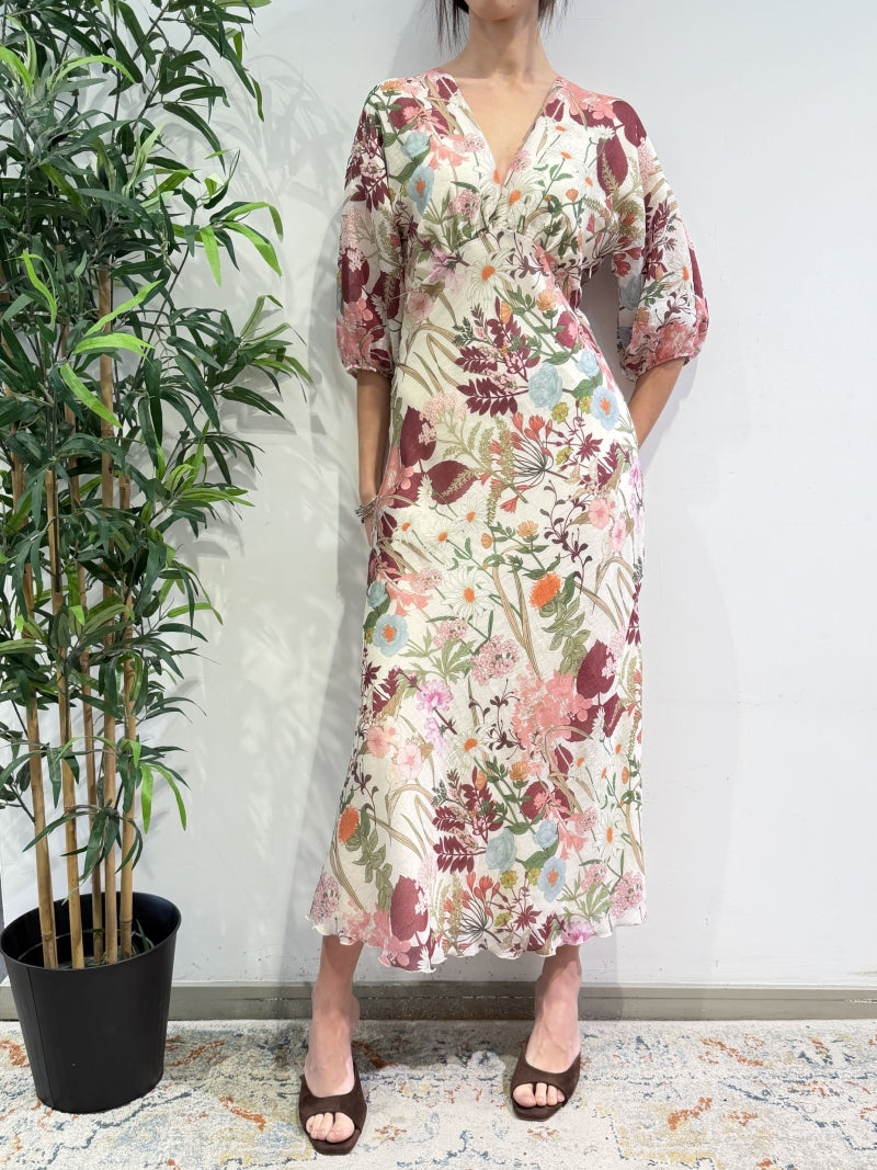 Tensione In - Vestito kimono fantasia floreale