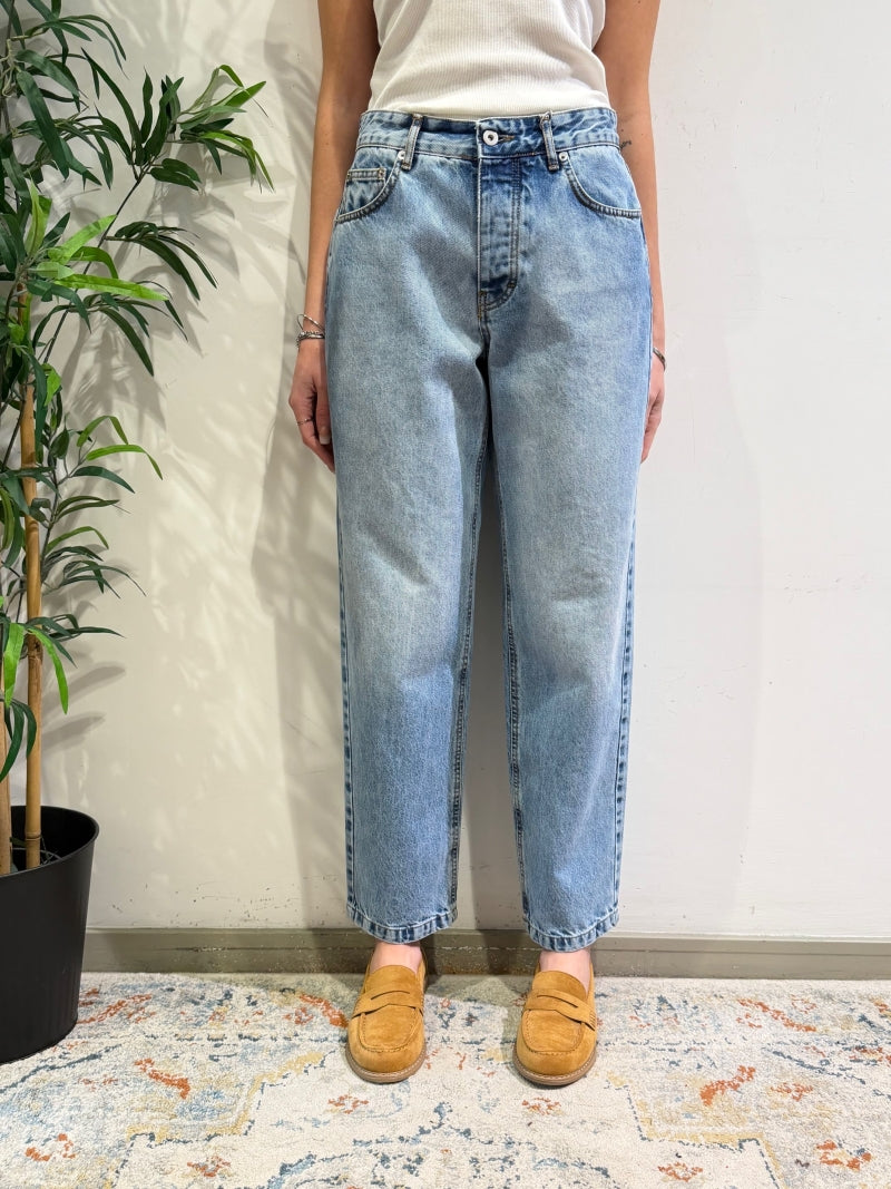 Motel - Jeans mom fit denim chiaro