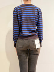 Tensione In - Maglia righe moro e blu