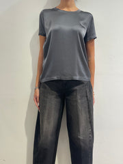 Vicolo - T-shirt satin grigio