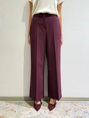 Motel - Pantalone gamba dritta bordeaux