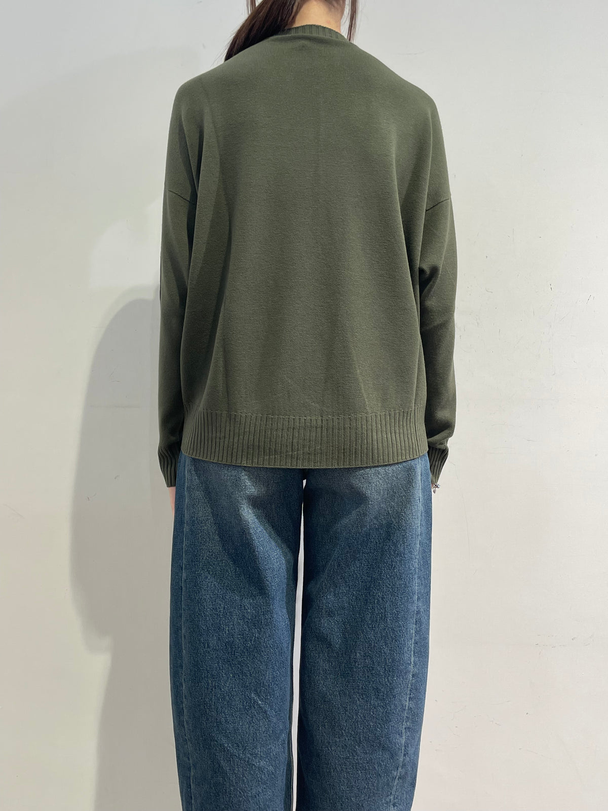 Kontatto - Maglia over girocollo militare