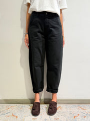 Motel - Pantalone barrel nero