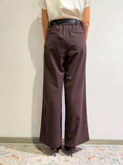 Motel - Pantalone con elastico dietro moro