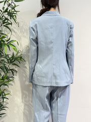 Tensione In - Tailleur un bottone celeste