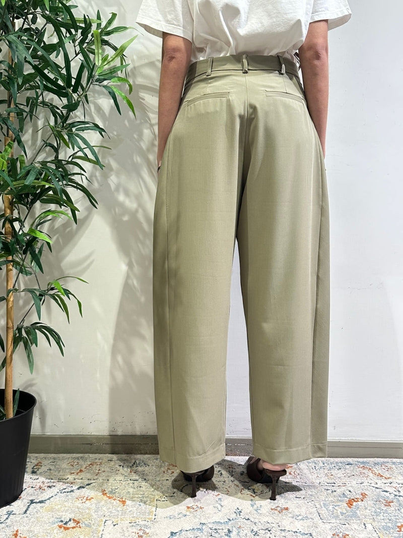 Dixie - Pantalone con pinces salvia