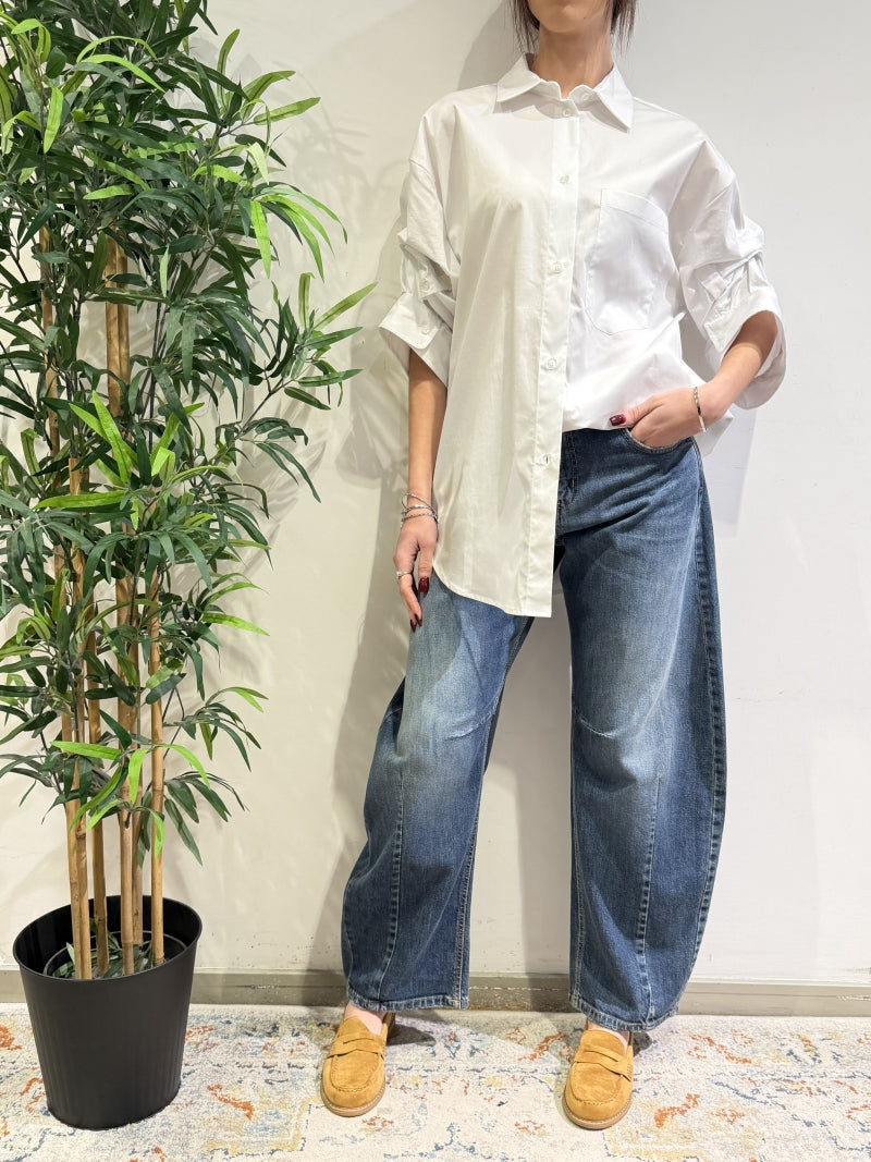 Dixie - Camicia over bianca