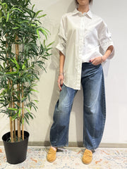 Dixie - Camicia over bianca