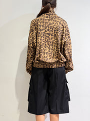 Dixie - Felpa fantasia animalier cammello