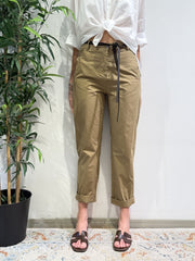 Le Streghe - Pantalone dritto cammello