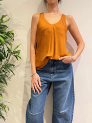 Dixie - Top scollo a V coccio
