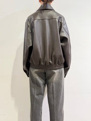 Le Streghe - Bomber collo sciallato moro