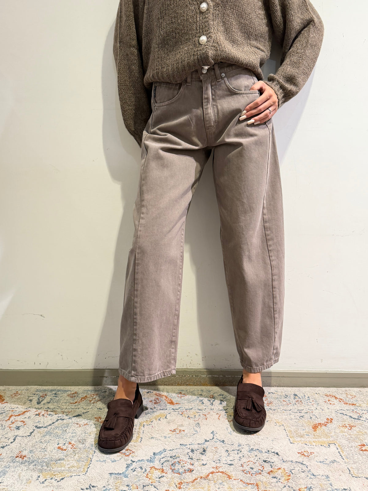 Haveone - Jeans Lucy fango
