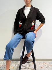 Vicolo - Cardigan cowboy moro