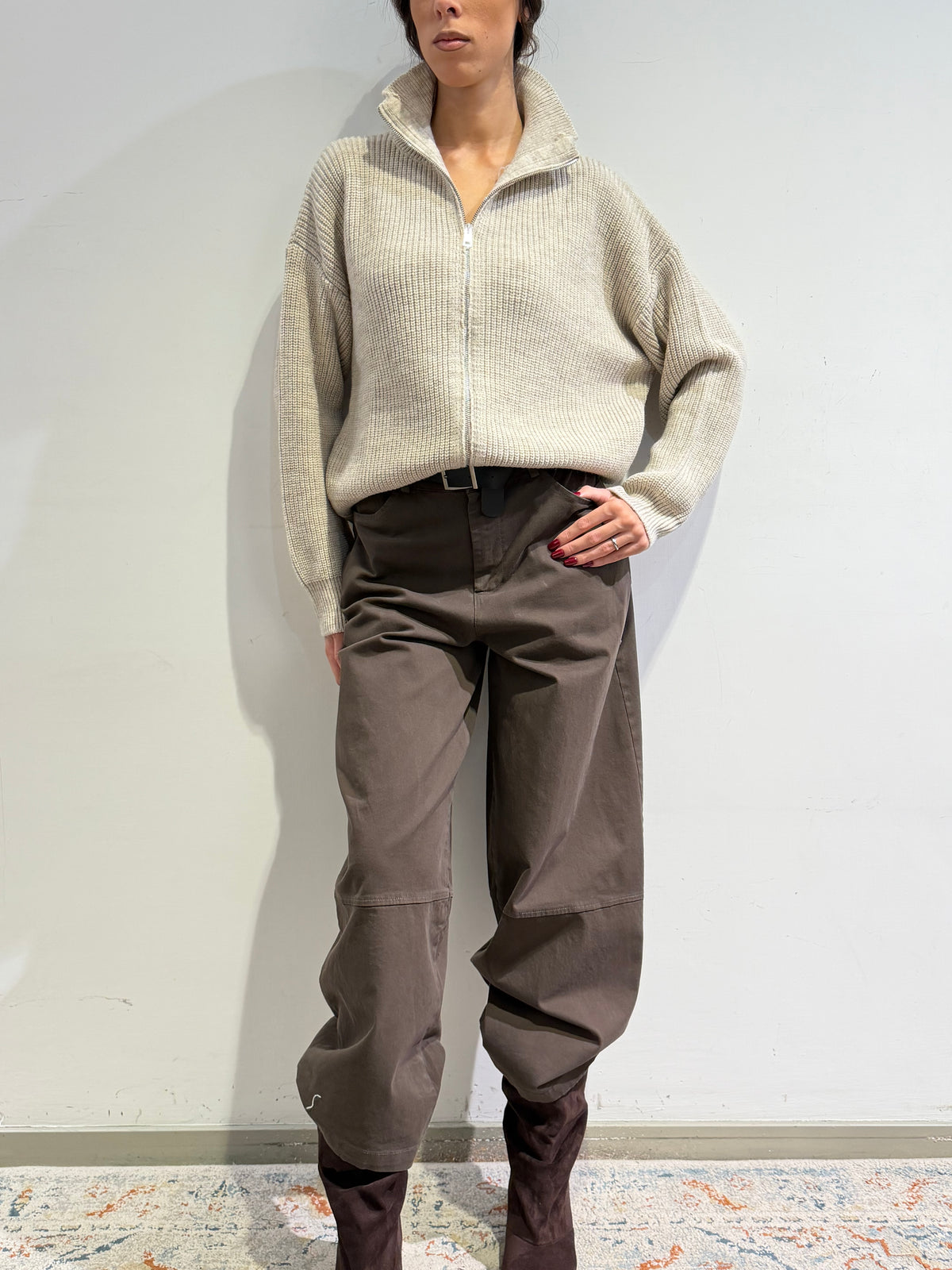 Le Streghe - Pantalone dritto moro