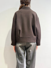 Le Streghe - Bomber in panno moro