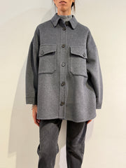 Vicolo - Cappotto overshirt antracite