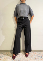Motel - Pantalone con elastico dietro nero