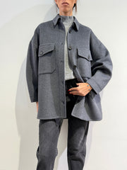 Vicolo - Cappotto overshirt antracite