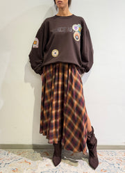 Vicolo - Felpa over con patch mori