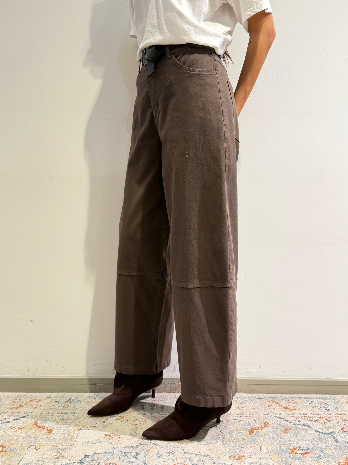Le Streghe - Pantalone dritto moro
