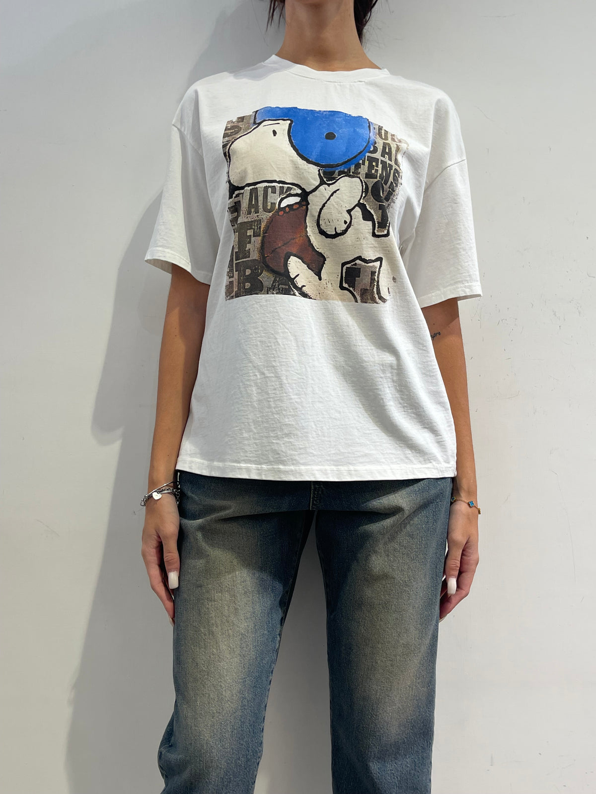 Souvenir - T-shirt snoopy bianca